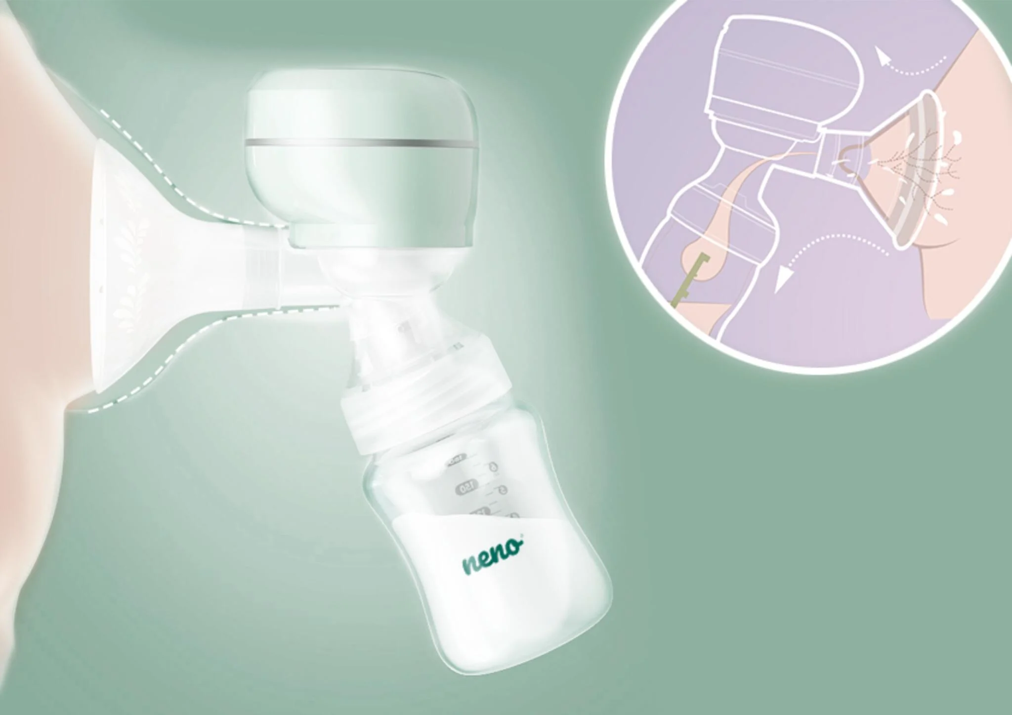 Neno Sacaleches Inalámbrico Neno Uno Con Memoria Y 9 Niveles De Succión - Image 4