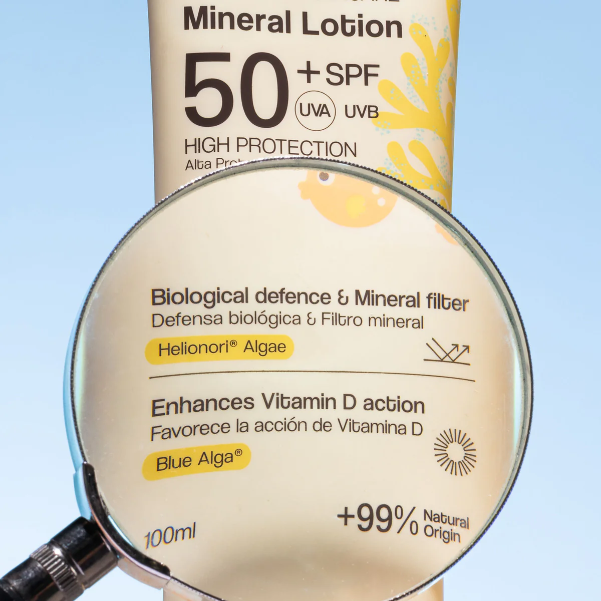 Pediatrics D+ Natural Suncare Mineral Lotion SPF50 Freshly Cosmetics 100 ml - Image 4