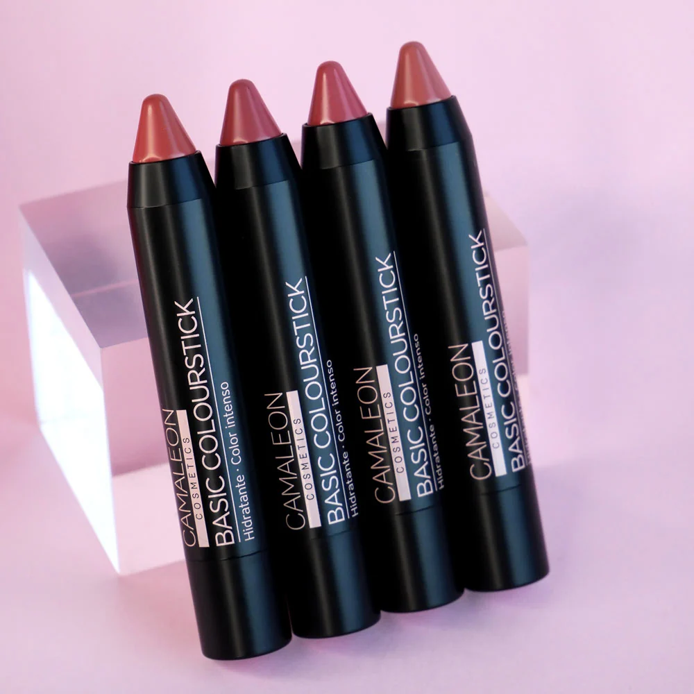 Pintalabios  Nude Marrón Basic Colourstick 4g Camaleon Cosmetics - Image 4
