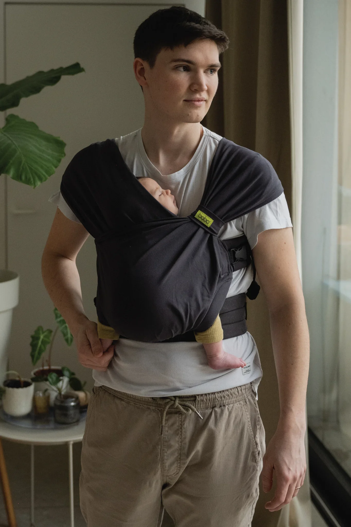 Portabebé Evolutivo Fular Mochila Boba Bliss Charcoal - Image 3